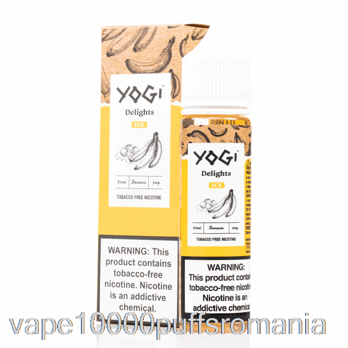 Vape Romania Banana Ice - Delicii Yogi - 60ml 0mg